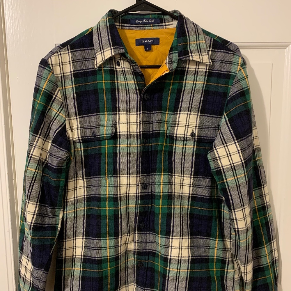Gant | Caroga Lake Twill | Insulated Shirt | Men's Small